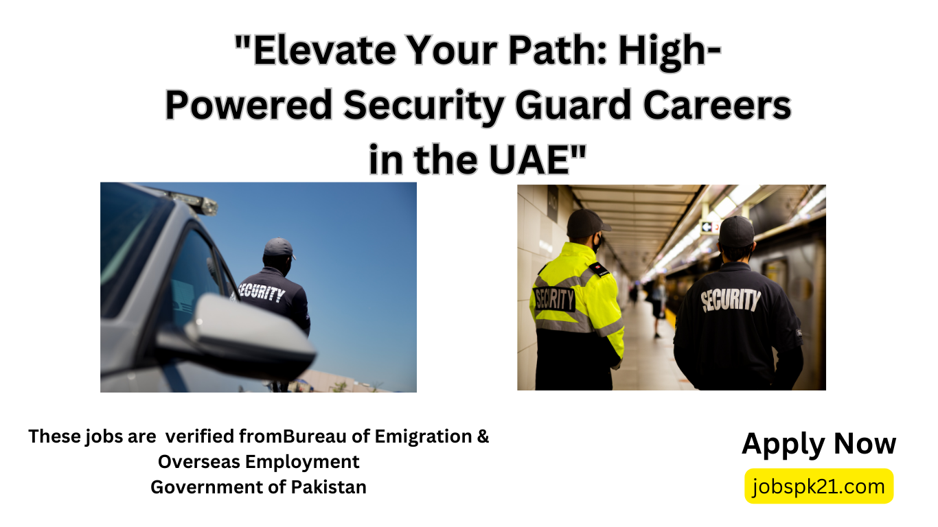 Elite UAE Security Guard Careers