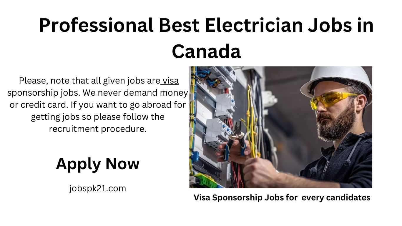 Professional Best Electrician Jobs in Canada