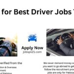 Apply for Best Driver Jobs Today