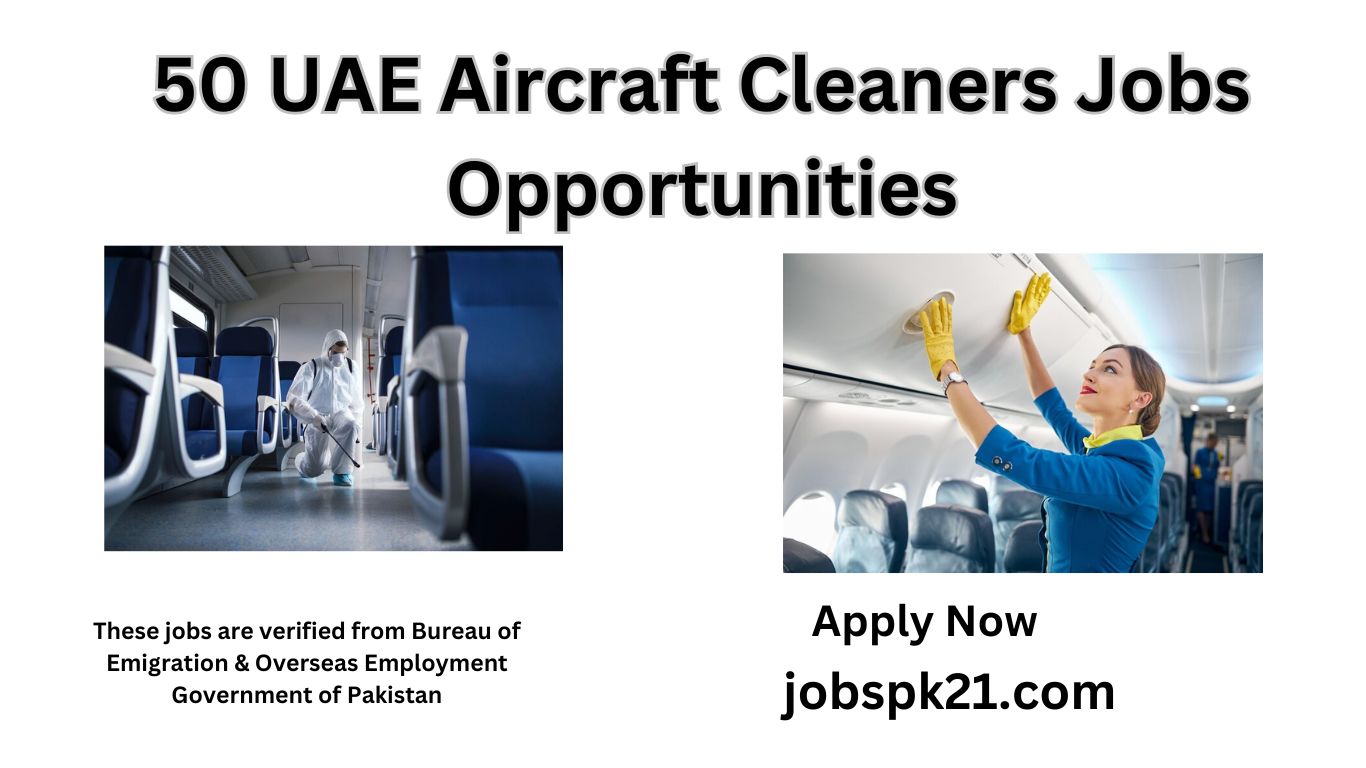 Best Aircraft Cleaners Jobs in Dubai