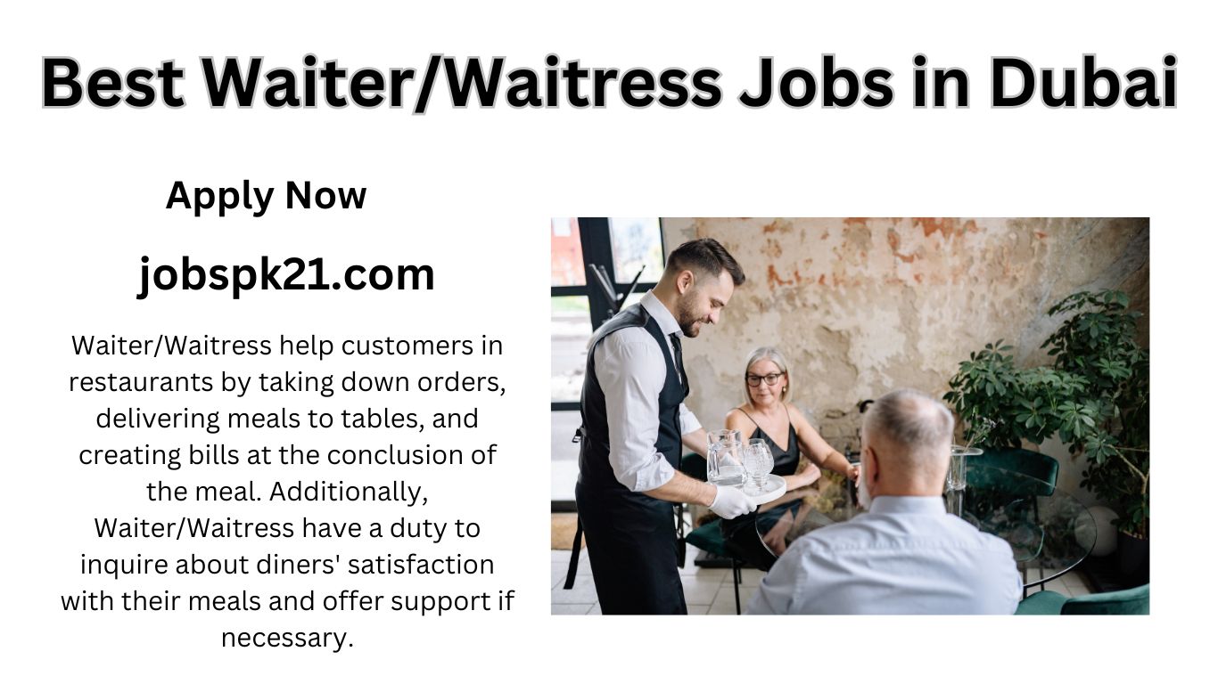 Best Waiter/Waitress Jobs in Dubai