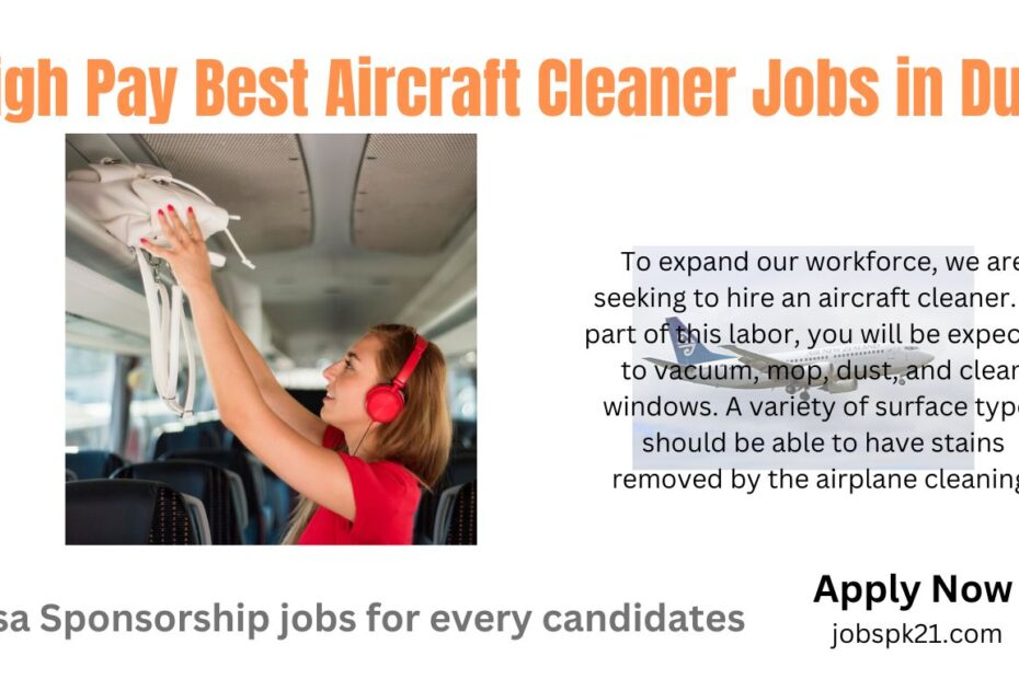 High Pay Best Aircraft Cleaner Jobs in Dubai