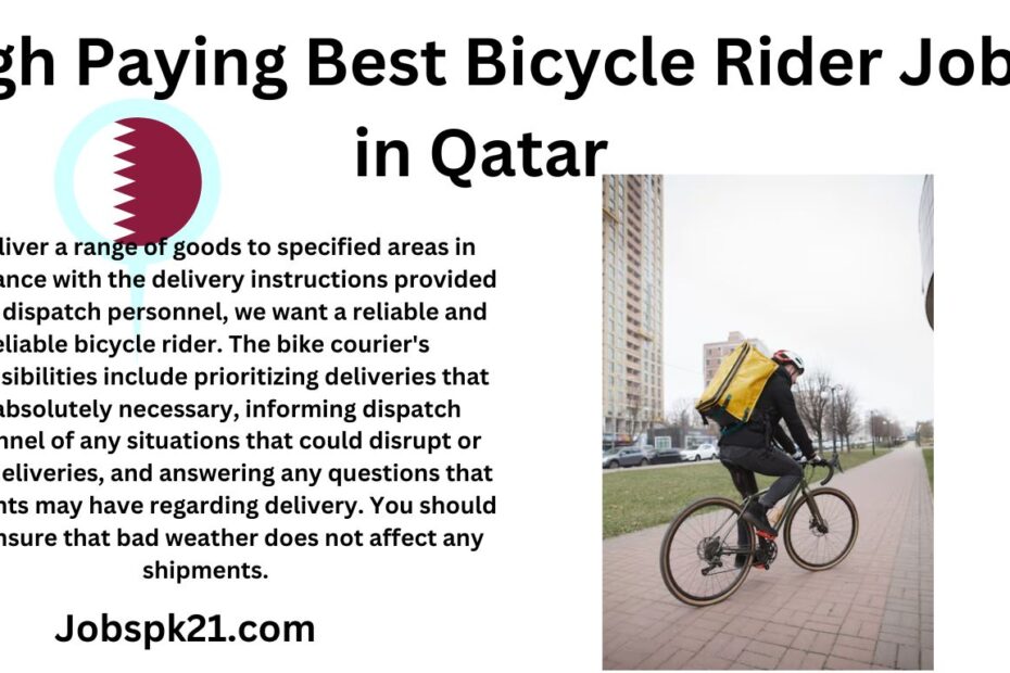 High Paying Best Bicycle Rider Jobs in Qatar